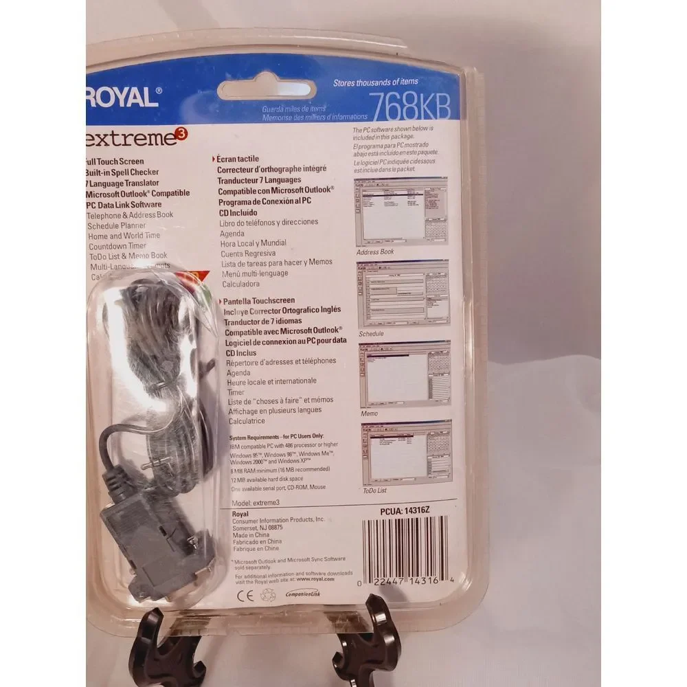 ROYAL‎ Extreme 3 PDA Personal Digital Assistant Translator 768KB New & Sealed